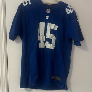Giants NFL Jersey with Number 45 Hynoski- Kids XL